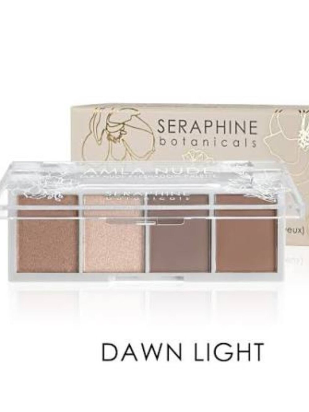 NEW *VAULTED* Seraphine Amla Nude - Silky Nude Eyeshadow Palette in Dawn light